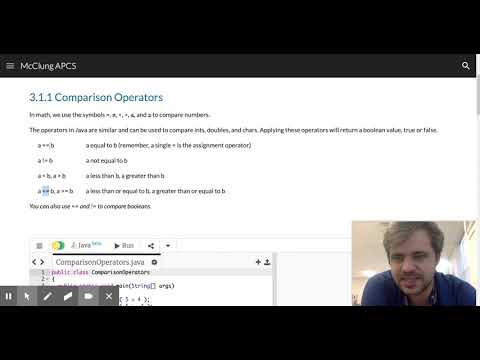 McClung APCS - 3.1.1 Comparison Operators