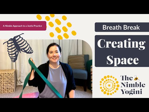 Yoga Breath Break: Using props to find movement in your rib cage!