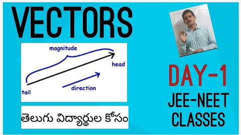 VECTORS PART -1  TELUGU VERSION