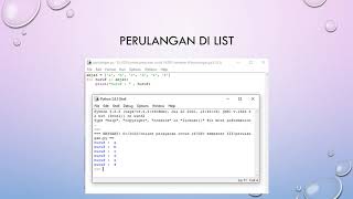 Perulangan dan Percabangan di Python