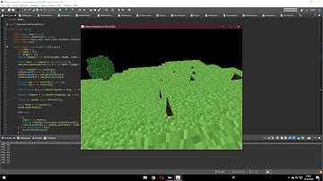 Minecraft Clone PS1 style graphics [3D Software renderer]