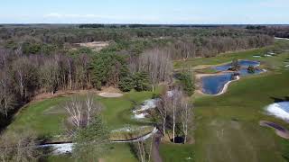 Dronevlucht Boven Golfclub Havelte Ukh 4K Ultrahd