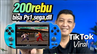 @568- Game Handle Portable LAGI VIRAL di tiktok | 200 rb bisa PS1, SEGA, PSP, puluh ribu GAME X7 X12