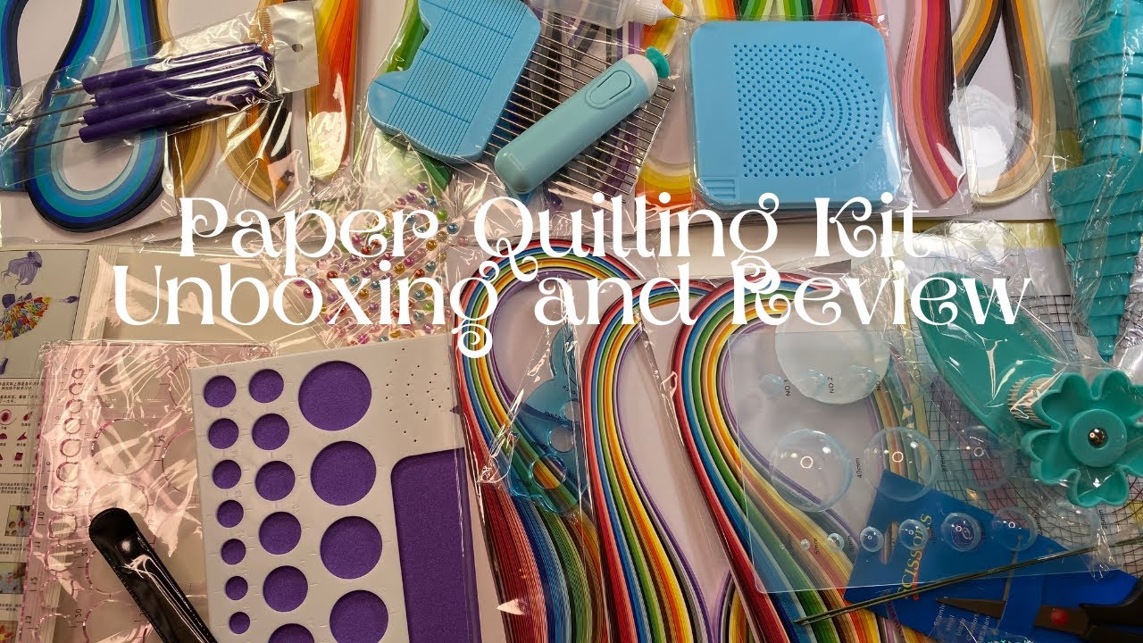Paper Quilling Kit Unboxing and Review 
