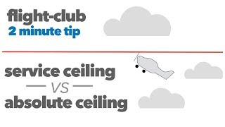 Service ceiling vs absolute ceiling.