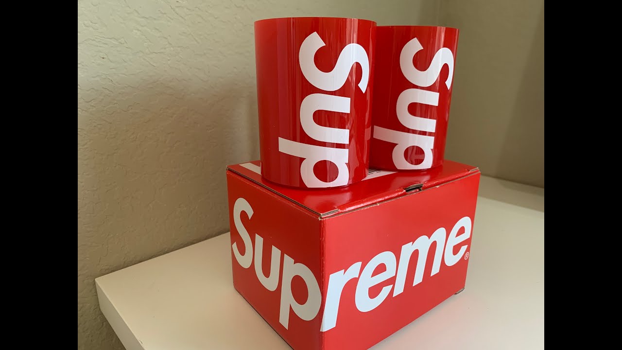 グラス/カップ SUPREME Heller Mugs Red Supreme Heller Mugs (Red) - YouTube