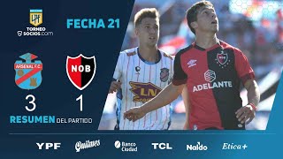  Fecha 21 false resumen de Arsenal - Newell’s