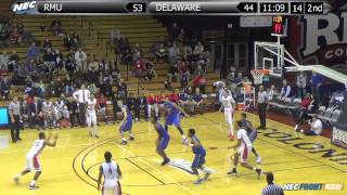 Men's Basketball RMU vs Delaware Highlights