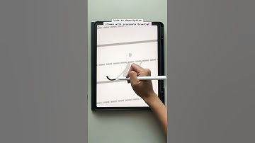 Lettering "i" in modern calligraphy! #procreate #shorts #calligraphy #handlettering