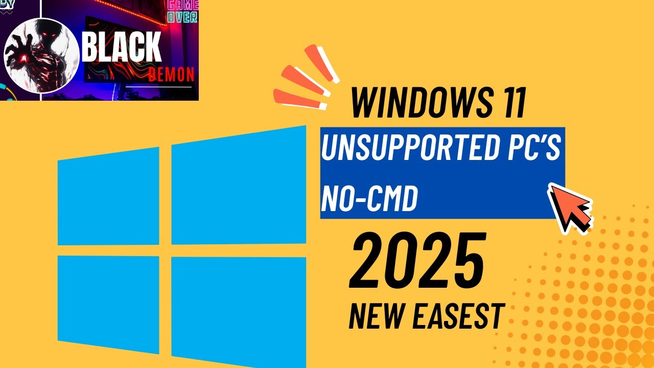 How to Install Windows 11 on Unsupported PC in 2025 (New Easiest Method ...