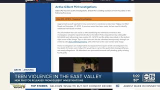 New photos released from Gilbert investigations on teen violence