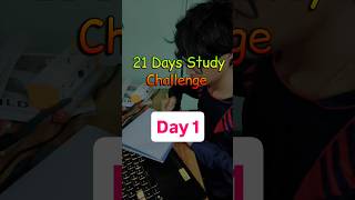 Day 1 Of 21 Days Study Challenge | Study Vlog Shorts | 🦚🪈 राधे राधे 🪈🦚