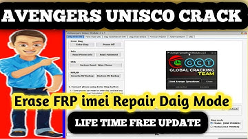 Avengers Unisco Modules 2.2.5 GCT Tool | All Spreadtrum CPU Type Phone frp, Factory Reset, Daig Mode