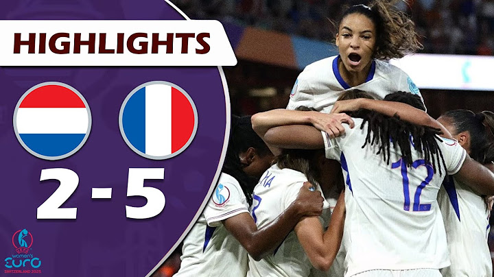 Netherlands vs France 2-5 SUMMARY | Women's Euro 2025