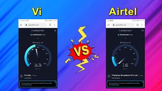 Airtel Vs Vi Speed Test l Vi-Sim Speed Test screenshot 5
