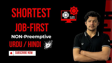 Shortest Job First (SJF) Scheduling Algorithm non-Preemptive  | Gantt Chart | Operating System