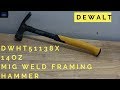 DeWalt DWHT51138X Latthammer 14 Oz – Mit Geriffelter Schlagfläche, Magnet & Vibrationsarmem Griff