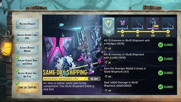 Call of Duty Mobile How To Kill 10 Enemies in 10v10 Shipment with LMG MP Matches Task Complete 💯✅.