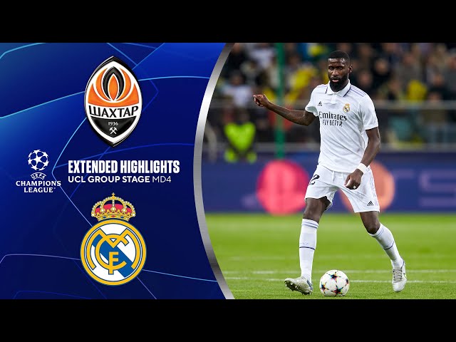 UEFA Champions League 2022-23: Real Madrid Beat Shakhtar Donetsk To Take  Full Control Of Group F