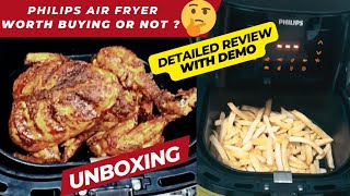 Philips Air fryer Unboxing & Detailed Review with Demo l Worth Buying or Not