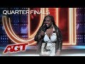 Comedian jackie fabulous delivers funny and relatable jokes about dating  americas got talent 2019