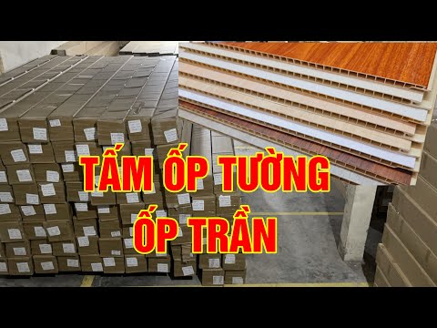 Video Tấm nhựa ốp tường giá rẻ | Nhựa ốp trần pvc vân gỗ |... - youtube