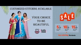 Kloth Trend Clothing & Fashion Online Shopping App Indian Saris & Lehengas for Wedding Ceremonies screenshot 3