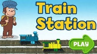Curious George Train Station-Full Episode English Education (2014) screenshot 5
