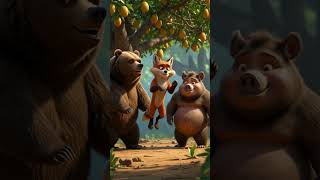 The Fox’s Fake Fight | A Clever Jungle Trick