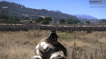 Arma 3 Virtual Infantry Shooting Range for Pistols Mission