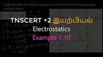 10.Physics | Electrostatics | Example 1.10