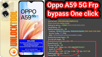 Oppo A59 5G (CPH2617) Frp Bypass Unlock Tool || Oppo A59 5G Pattern Remove Unlock Tool 2024