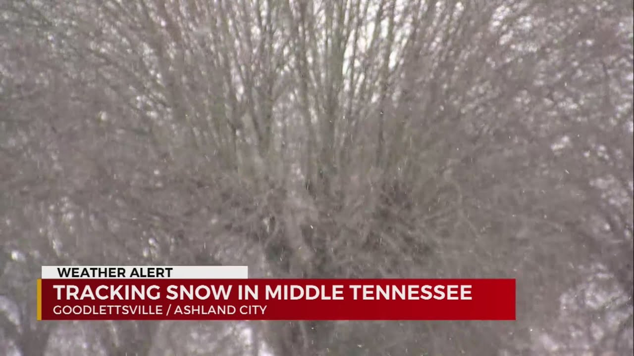 Tracking snow across Middle Tennessee - YouTube