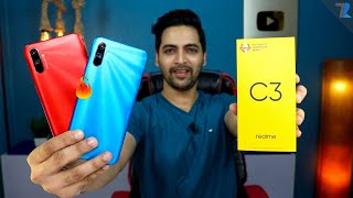 Realme C3 - Unboxing & First Impressions | Helio G70 💪| 5000 mAh | Best Budget Gaming🎮 Smartphone?