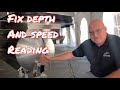 How to Fix Depth and Speed Reading on a Boat