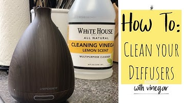 Clean Your Essential Oil Diffuser with Vinegar