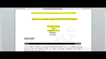 CS602 Assignment 2 Solution 2023 || CS602 Assignment 2 Solution FALL 2022