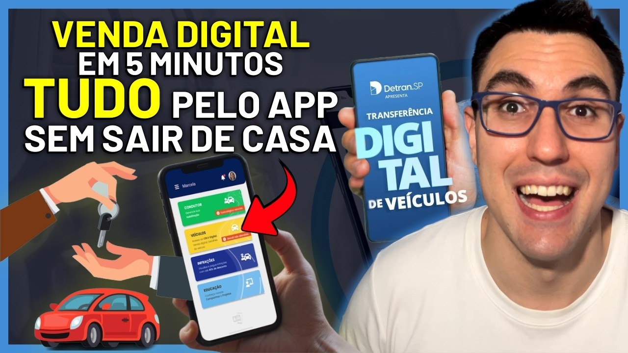 COMO FAZER TRANSFERÊNCIA DE VEÍCULO PELO APP CNH DIGITAL? PASSO A PASSO | VENDA DIGITAL