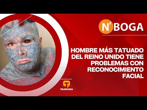 Hombre más tatuado del Reino Unido tiene problemas con reconocimiento facial