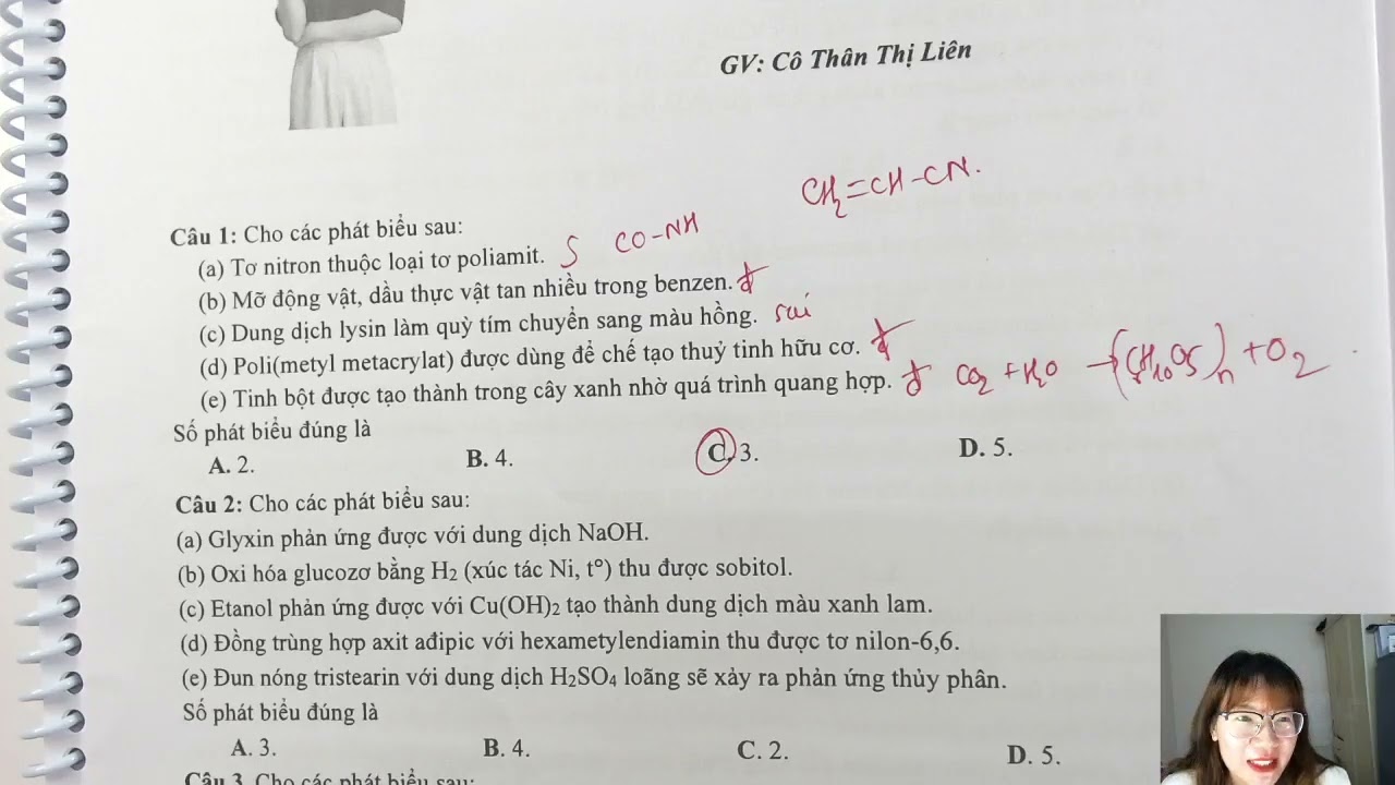 ÔN CHẮC LT ĐẾM HỮU CƠ - ÔN THI THPT QG 2023