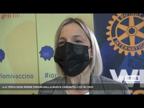 «LA TERZA DOSE RENDE IMMUNI DALLA NUOVA VARIANTE» | 23/10/2021