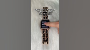 How to Change the Apple Watch Apps Grid to List View✨👀🤳 #shorts #applewatch #applewatchhacks