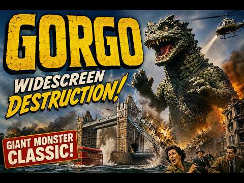Gorgo (1961) WIDESCREEN DESTRUCTION | Giant Monster Classic | Full Sci-Fi Movie | Kaiju Adventure