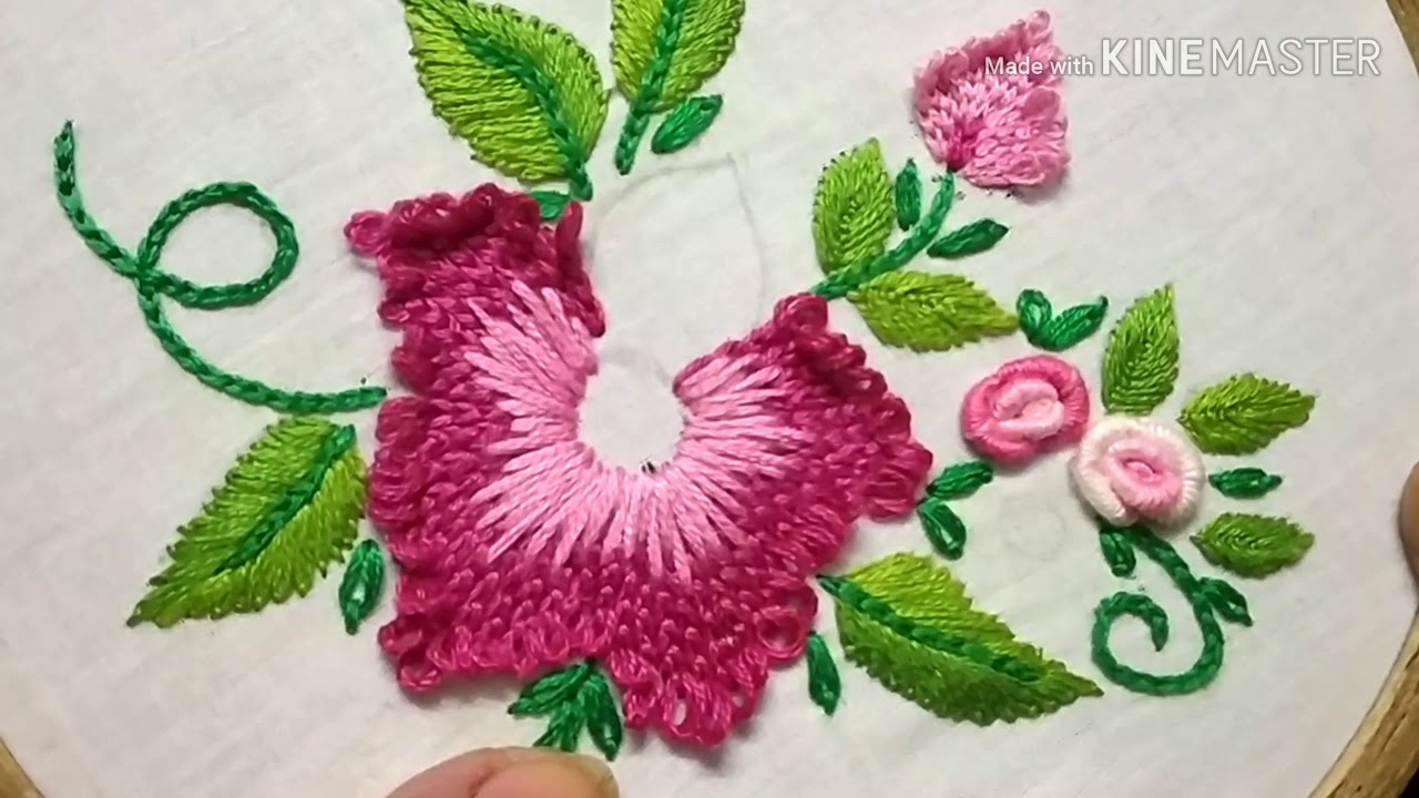 266Unique motif with chain stitch and its modifications(Hindi/Urdu