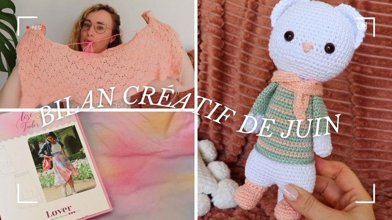 BILAN CRÉATIF | juin 2024 - tops d’été, fleurs et licorne