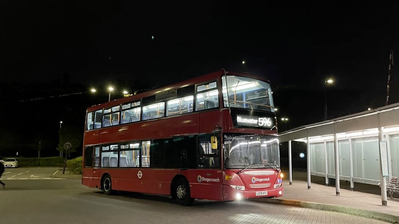 Fantasy Full Route Visual~596: Woolwich - Hornchurch, Town Centre | 15086 (LX09 AFZ)