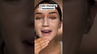 Testing a color changing foundation