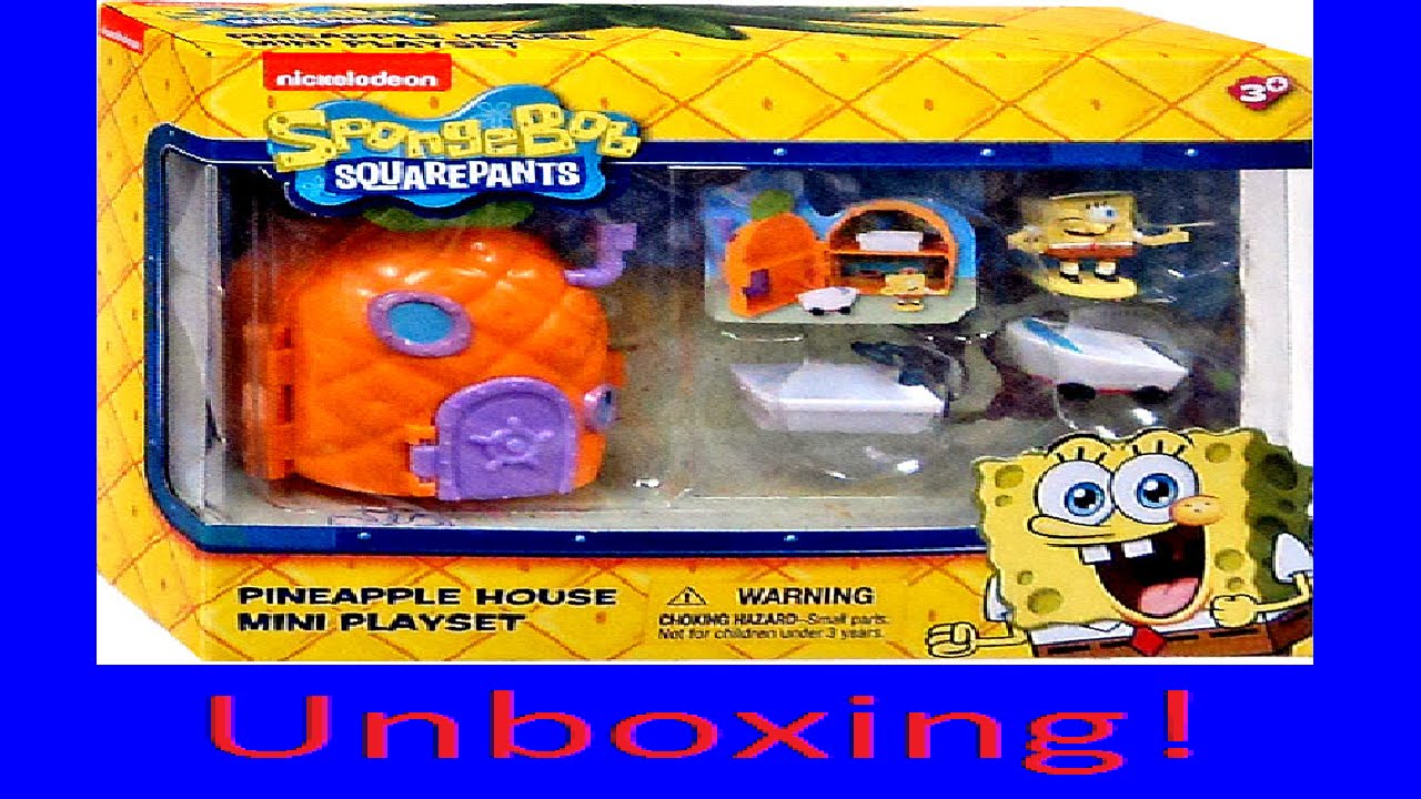 Spongebob Pineapple House Mini Playset Unboxing YouTube