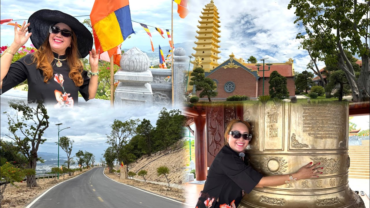 Nha Trang: Chùa Trúc Lâm Phụng Thùy Sơn | Cung Đường Lên Núi Chín Khúc