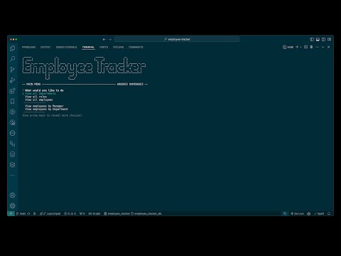 Employee Tracker